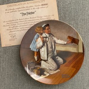 Knoweles Plate Collection - “The Painter”